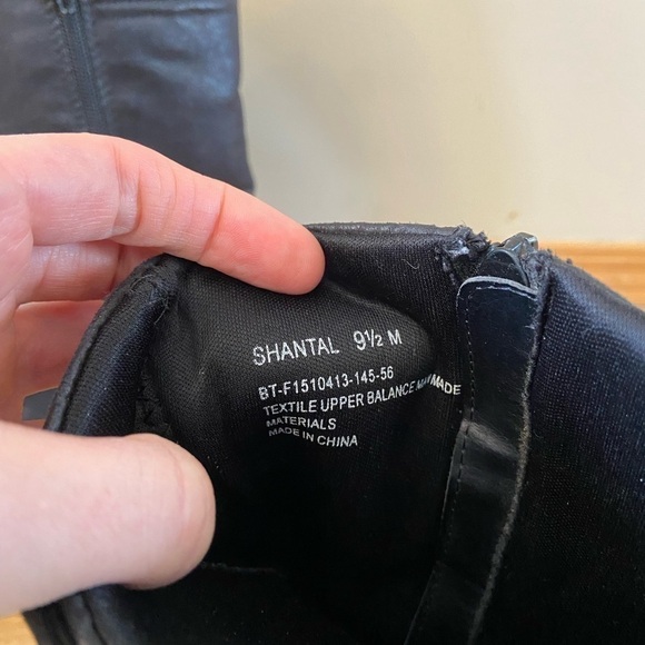 Bare TRAPS SHANTAL BOOTS Black Mid Calf Size 9.5 - Picture 12 of 12